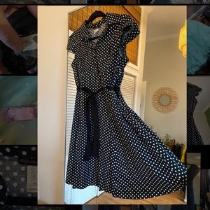 ModCloth sodapop polka dot dress